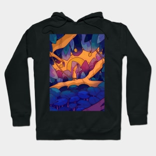 The deep blue forest Hoodie